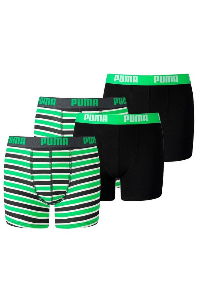 PUMA Boxershorts JUNGEN BASIC BOXER Printed Stripes 2P von PUMA