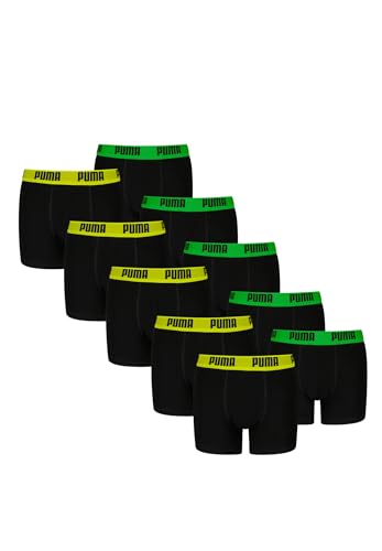 PUMA Boxershorts Jungen Kinder Unterhose Unterwäsche 10 er Pack, Farbe:Black Combo, Bekleidung:152 von PUMA
