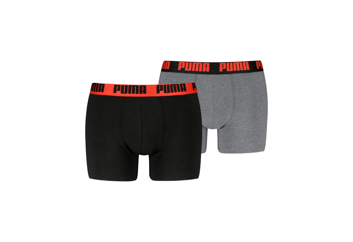 PUMA Boxershorts PUMA MEN EVERYDAY BASIC BOXERS 2P (2er Pack) mit Logobund von PUMA