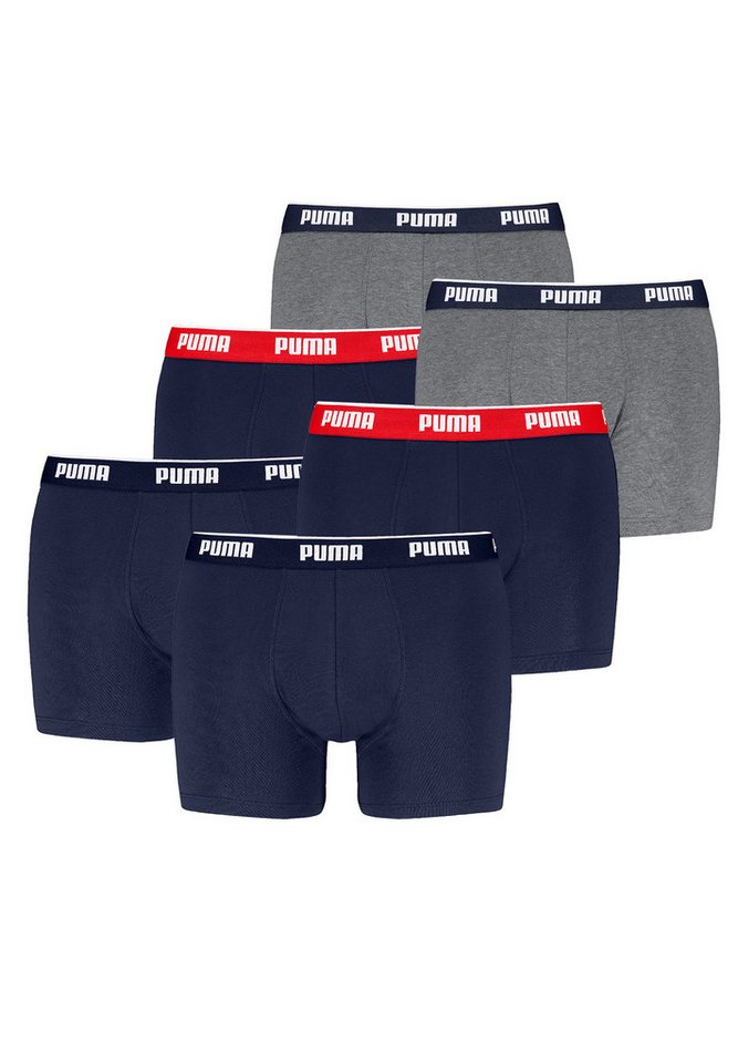 PUMA Boxershorts PUMA MEN EVERYDAY BASIC BOXERS 3P (Spar-Pack, 6-St., 6er-Pack) von PUMA