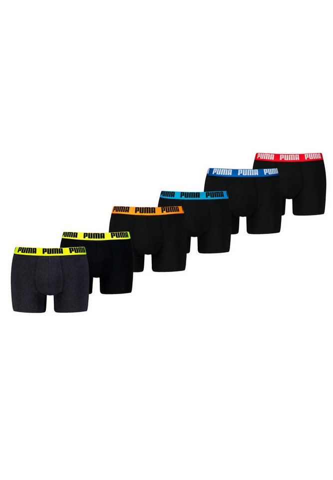 PUMA Boxershorts PUMA MEN EVERYDAY BASIC BOXERS 6P (Spar-Pack, 6-St., 6er-Pack) von PUMA