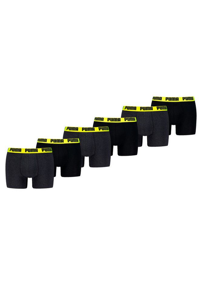 PUMA Boxershorts PUMA MEN EVERYDAY BASIC BOXERS 6P (Spar-Pack, 6-St., 6er-Pack) von PUMA