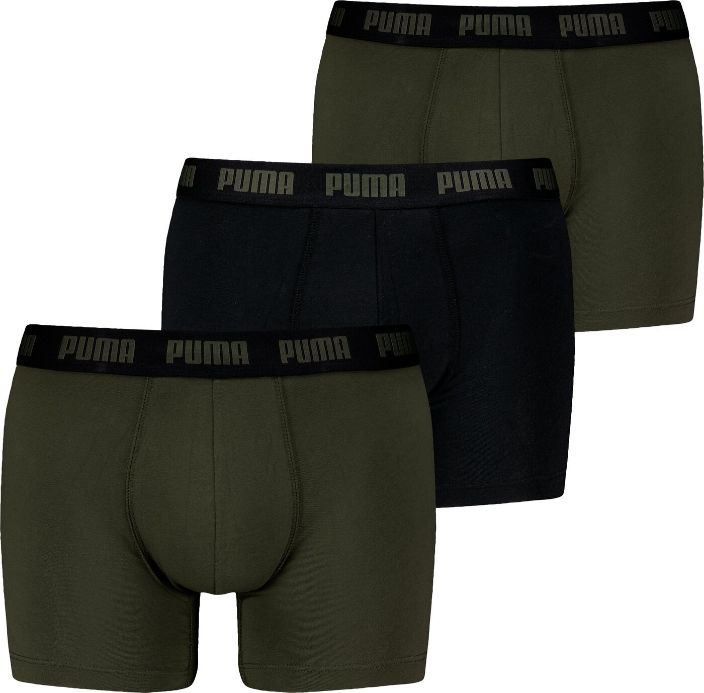 PUMA Boxershorts PUMA MEN EVERYDAY BOXER 3P FOREST NIGHT von PUMA