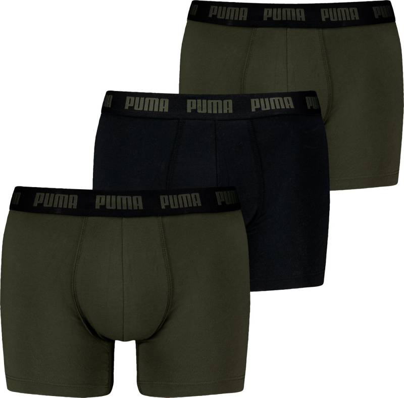 PUMA Boxershorts PUMA MEN EVERYDAY BOXER 3P FOREST NIGHT von PUMA