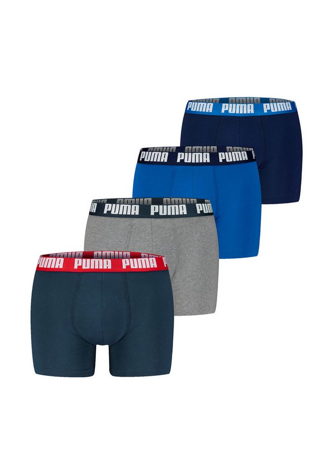 PUMA Boxershorts PUMA MEN EVERYDAY BOXER 4P ECOM (Spar-Pack, 2-St., 4er-Pack) von PUMA