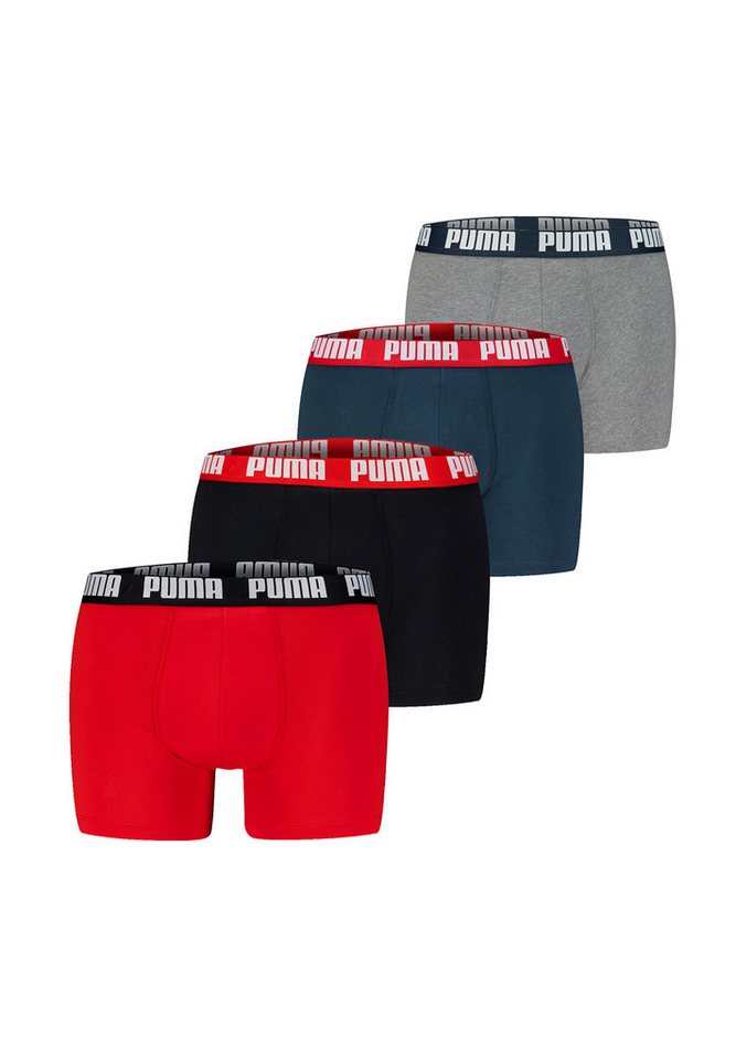 PUMA Boxershorts PUMA MEN EVERYDAY BOXER 4P ECOM (Spar-Pack, 2-St., 4er-Pack) von PUMA