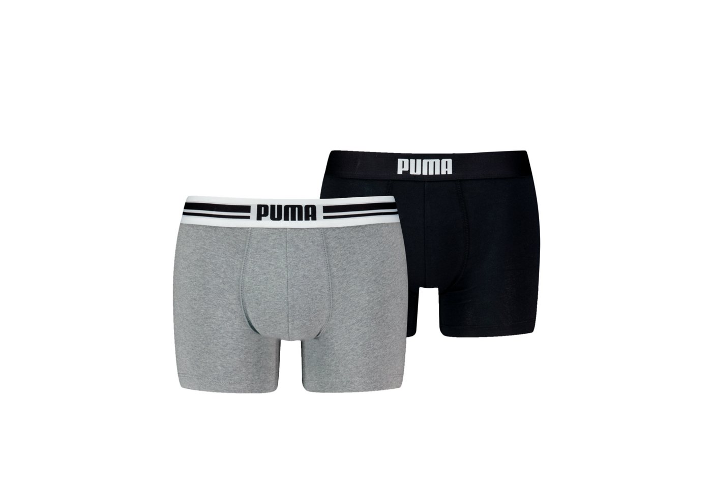 PUMA Boxershorts PUMA MEN EVERYDAY PLACED LOGO BOXERS 2P (2er Pack) mit elastischem Logobund von PUMA