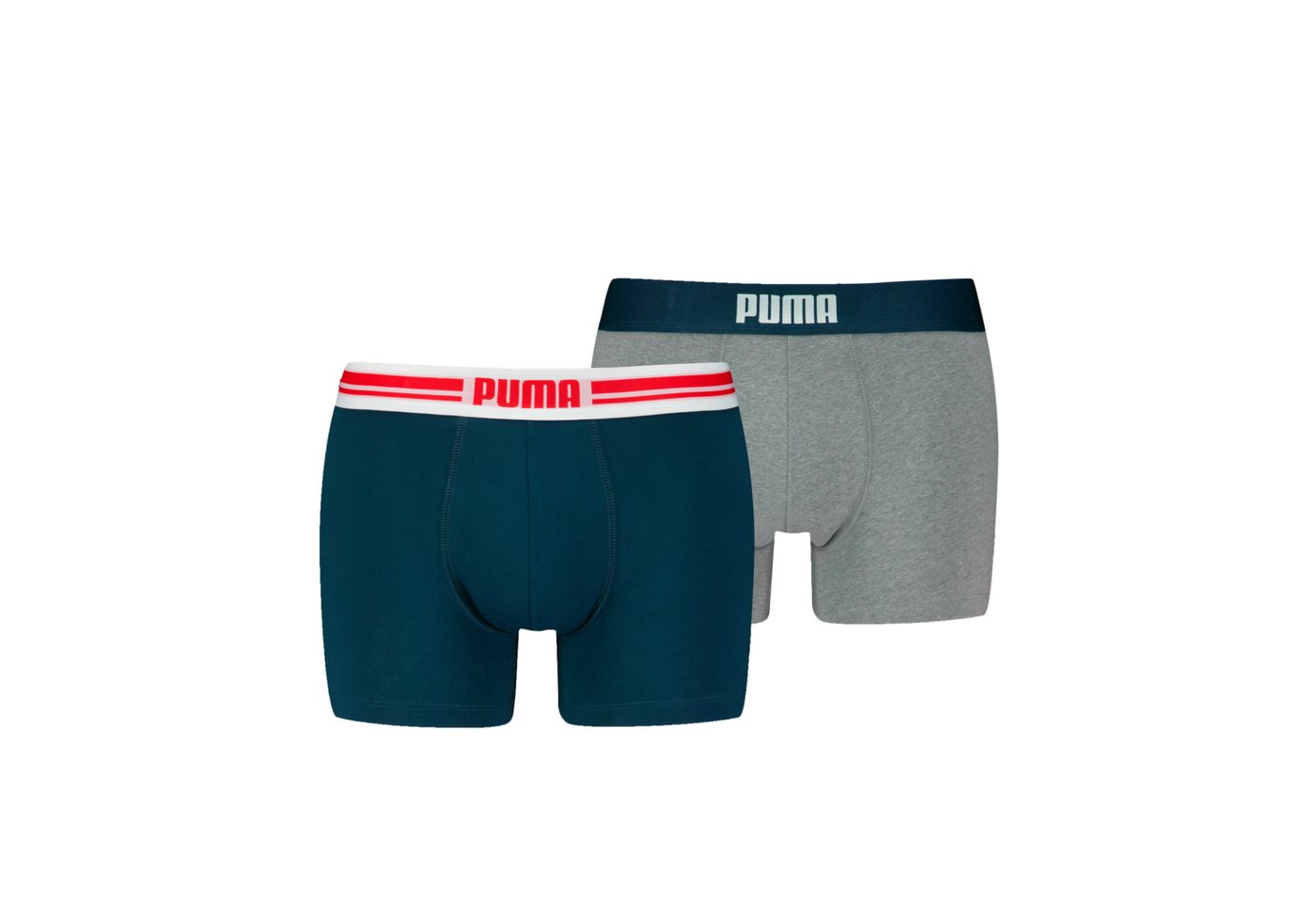 PUMA Boxershorts PUMA MEN EVERYDAY PLACED LOGO BOXERS 2P (2er Pack) mit elastischem Logobund von PUMA