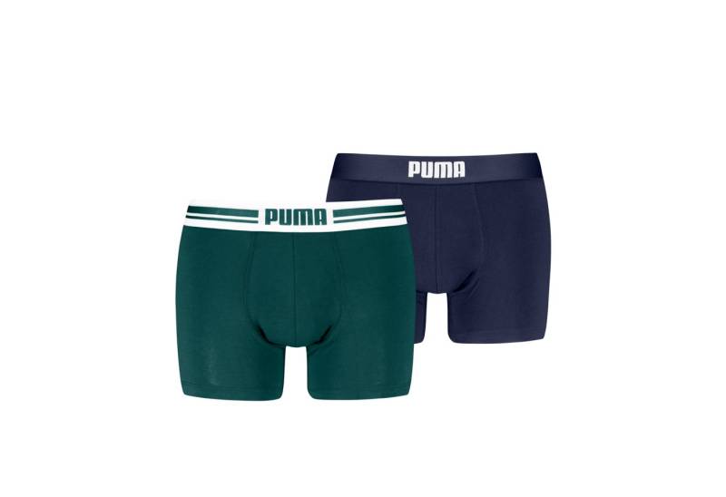PUMA Boxershorts PUMA MEN EVERYDAY PLACED LOGO BOXERS 2P (2er Pack) mit elastischem Logobund von PUMA