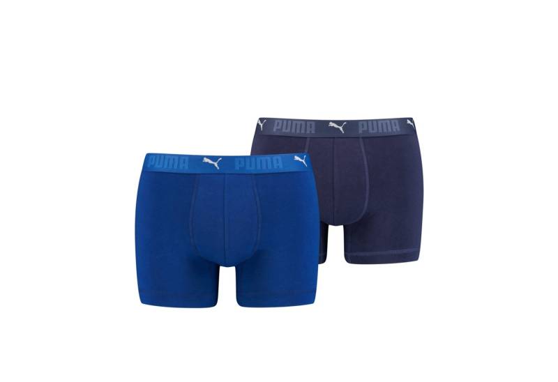 PUMA Boxershorts PUMA MEN SPORT COTTON BOXERS 2P (Packung, 2er Pack) mit Markenschriftzug im Bund von PUMA