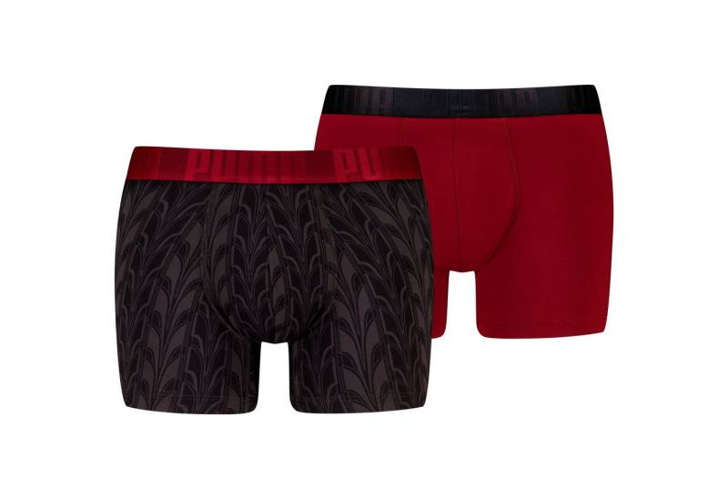 PUMA Boxershorts PUMA MEN TERRACE PRINT BOXER 2P, S rose water von PUMA