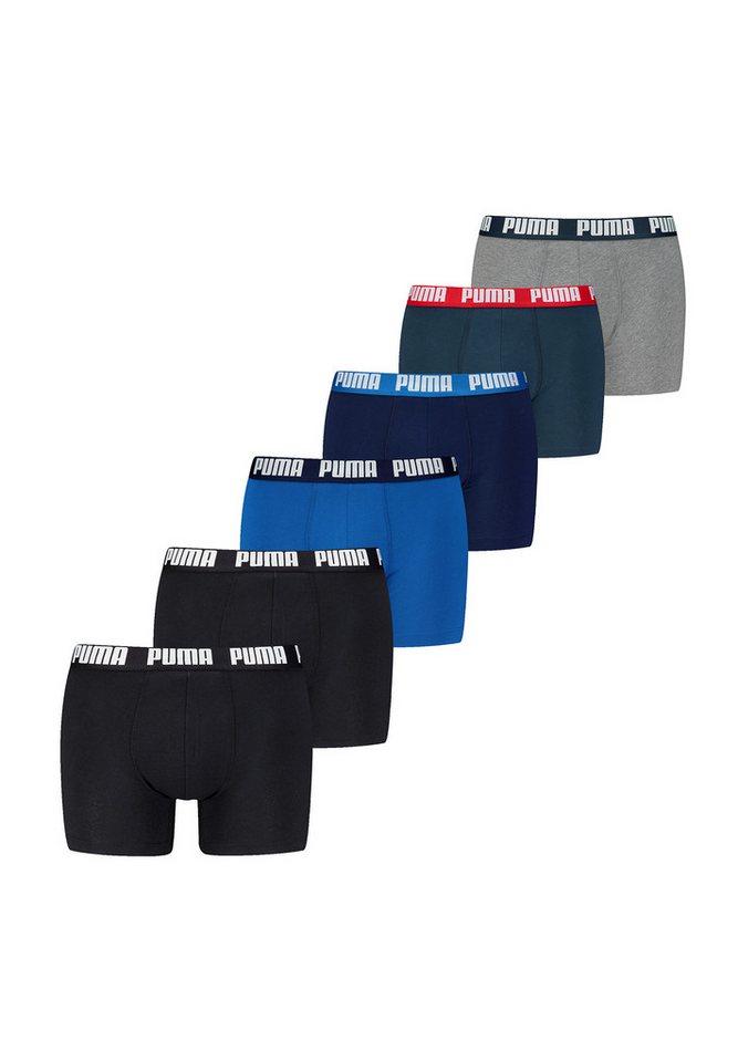 PUMA Boxershorts PUMA Men Everyday Boxer 6P (Spar-Pack, 6-St., 6er-Pack) von PUMA