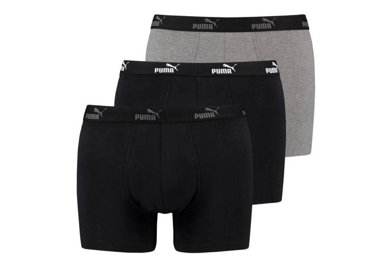 PUMA Boxershorts Promo Boxer (3-St) mit charakteristischem Bund von PUMA