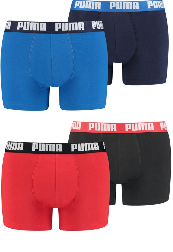 PUMA Boxershorts Puma Herren Boxershorts im 4er Pack (4-St., 4er Pack) von PUMA