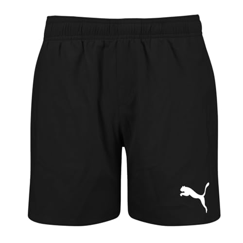 PUMA Jungen Medium Length Shorts Swim Trunks, Black, 164 von PUMA