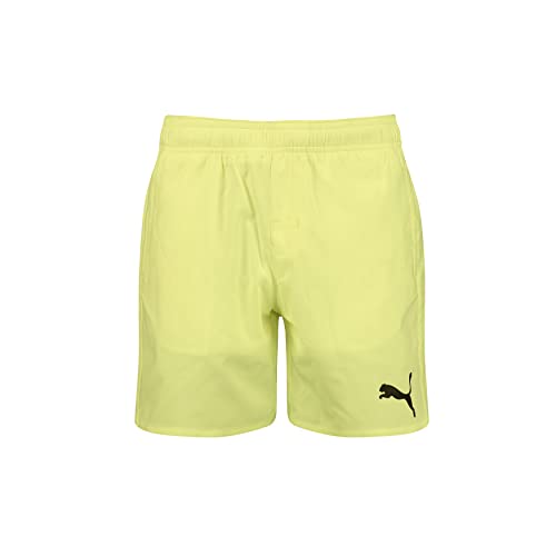PUMA Jungen Medium Length Shorts Swim Trunks, Fizzy Yellow, 164 von PUMA