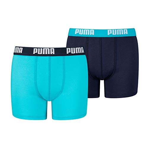 PUMA Children Unisex Boxer Unterwäsche, Blau, 152 EU von Puma