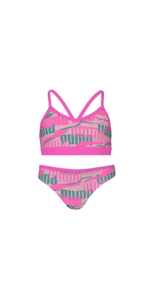 PUMA Bustier-Bikini PUMA SWIM GIRLS PRINTED BIKINI SET von PUMA
