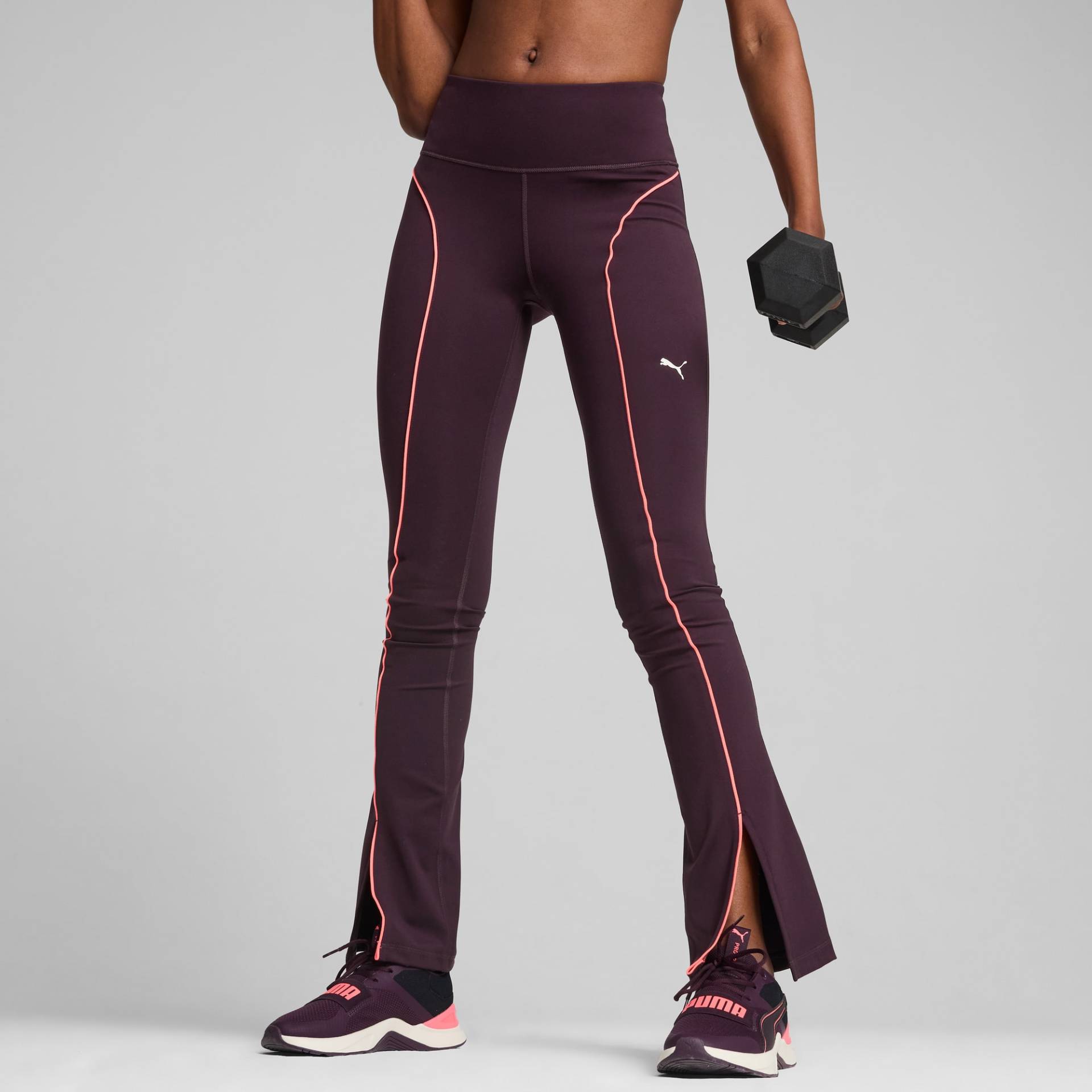 PUMA CLOUDSPUN Hochgeschnittene Hose mit ausgestelltem Bein Damen, Blau, Größe: XS, Kleidung PUMA CLOUDSPUN Hochgeschnittene Hose mit ausgestelltem Bein Damen, Blau, Größe: XS, Kleidung von PUMA