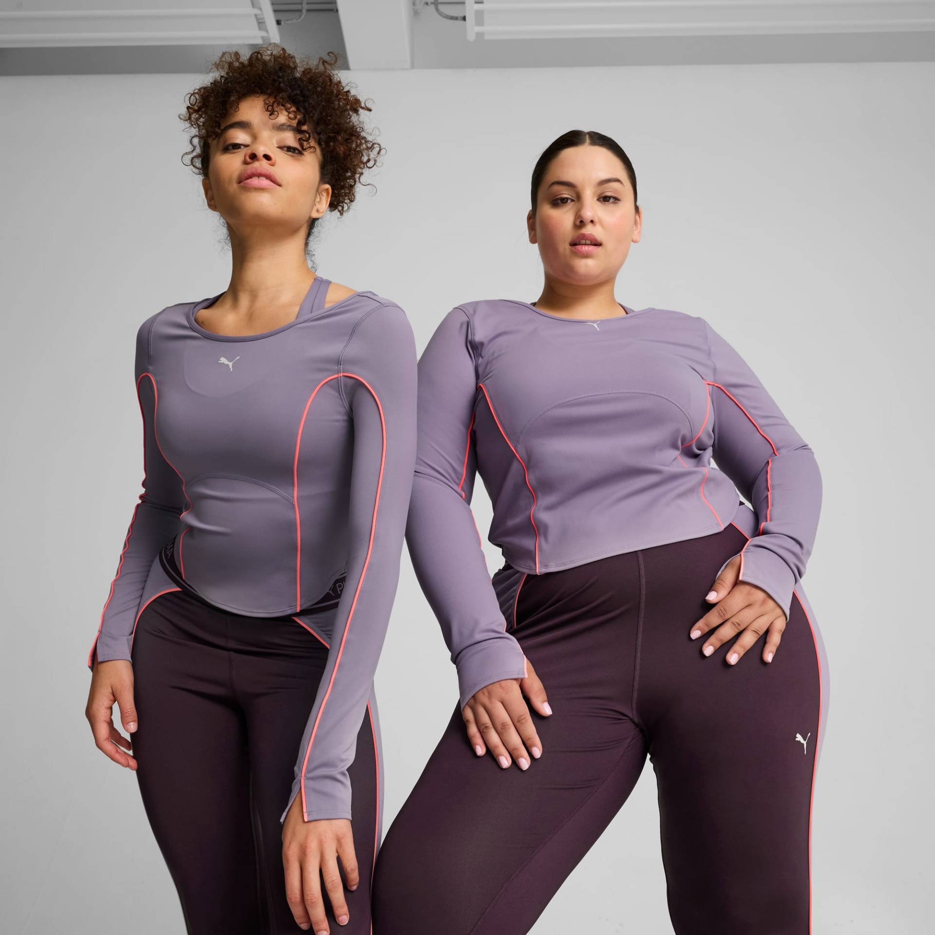 PUMA CLOUDSPUN Langarm-Shirt Damen, Blau, Größe: XXL, Kleidung von PUMA