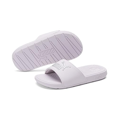 PUMA COOL CAT 2.0 PS Schiebe-Sandalen, Lavender Fog Silver, 21 EU von PUMA