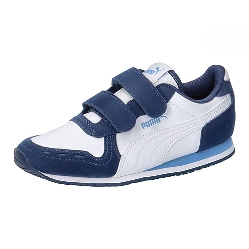 PUMA Cabana Racer SL 20 V PS Sneaker, White White-Persian Blue, 34 EU von PUMA