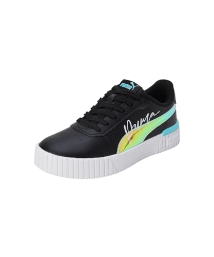 PUMA Mädchen Carina 2.0 Crystal Wings Jr Turnschuhe, Puma Black Team Aqua Puma White, 36 EU von PUMA