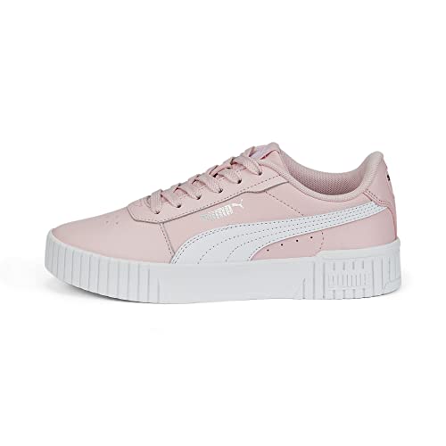 PUMA Carina 2.0 Jr Sneaker, Almond Blossom White Silver, 35.5 EU von PUMA