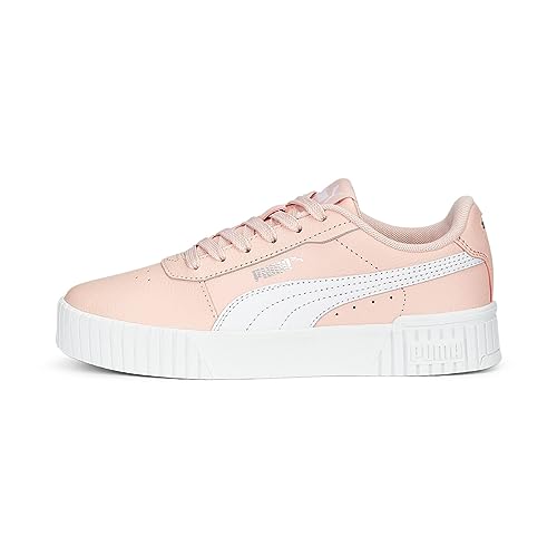 PUMA Girls' Fashion Shoes CARINA 2.0 JR Trainers & Sneakers, ROSE DUST-PUMA WHITE-PUMA SILVER, 35.5 von PUMA