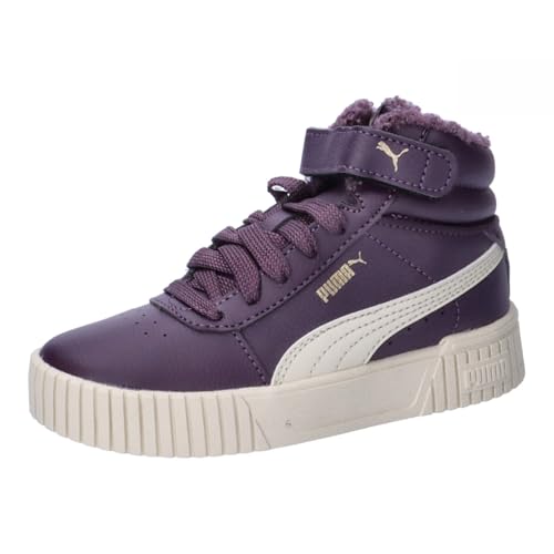 PUMA Carina 2.0 MID WTR PS Sneaker, Midnight Plum-Alpine Snow Gold von PUMA