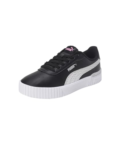 PUMA Girls' Fashion Shoes CARINA 2.0 MERMAID JR Trainers & Sneakers, PUMA BLACK-LILAC CHIFFON-PUMA SILVER-PUMA WHITE, 38 von PUMA