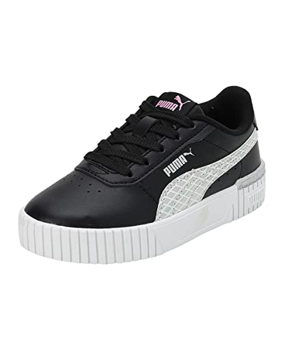 PUMA Carina 2.0 Mermaid PS Sneaker, Black-Lilac Chiffon Silver White, 28 EU von PUMA