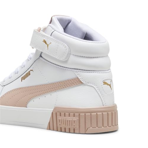 PUMA Carina 2.0 Mid, Damen-Sneaker, White Rose Quartz Gold Pink, 37 EU von PUMA