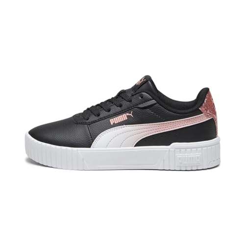 PUMA Carina 2.0 Star Glow Jr Sneaker, Black Peach Smoothie White, 37 EU von PUMA