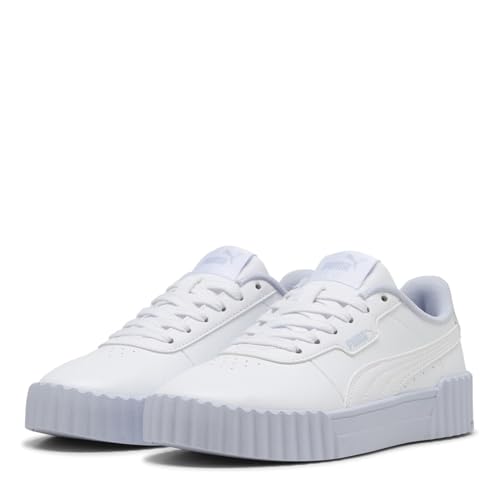 PUMA Mädchen Carina 3.0 Cutie Jr Sneaker, Puma White Cool Weather, 38 EU von PUMA