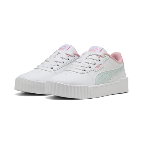 PUMA Mädchen Carina 3.0 Sneakers 31, White Sea Glass Blue von PUMA