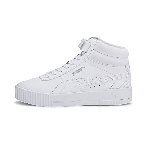 PUMA Carina Mid Jr Sneaker, White White, 36 EU von PUMA