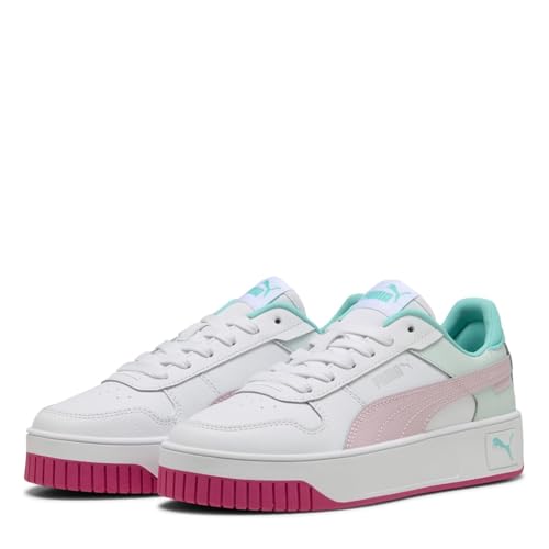 PUMA Carina Street JR Sneaker, White-Rose Mauve-Aquatic, 36 EU PUMA Carina Street JR Sneaker, White-Rose Mauve-Aquatic, 36 EU von PUMA