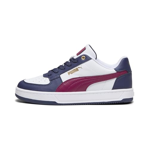 PUMA Unisex Kinder Caven 2.0 Jr Turnschuhe, Puma White Dark Jasper Puma Navy Gold, 38 EU von PUMA