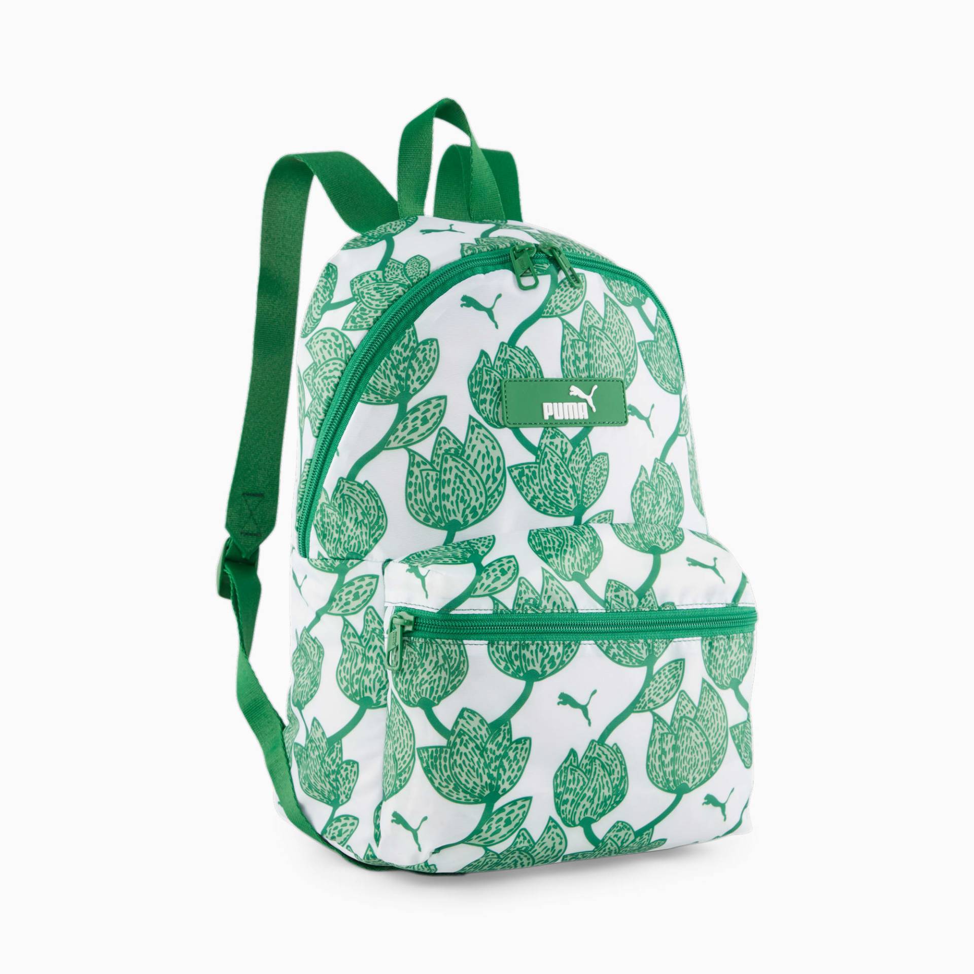 PUMA Core Pop Rucksack Für Damen, Mit Abstract Muster, Grün, Accessoires von PUMA