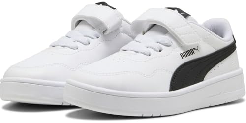 PUMA Court Lally AC+ PS Sneaker, White Black, 32.5 EU von PUMA