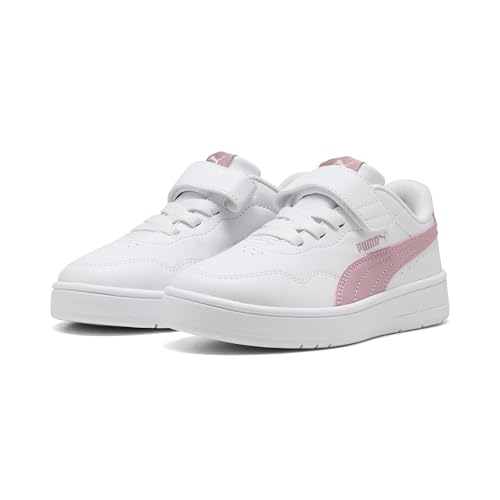 PUMA Court Lally AC+ PS Sneaker, White-Poised PINK, 22 EU PUMA Court Lally AC+ PS Sneaker, White-Poised PINK, 22 EU von PUMA