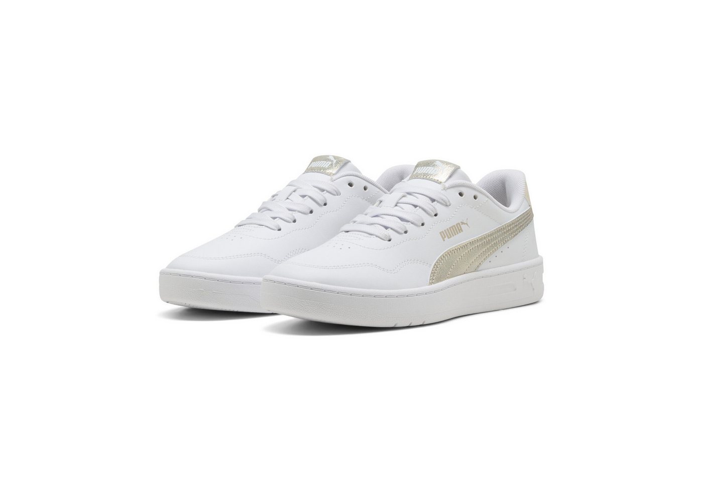 PUMA Court Lally Metallic Whisper Sneakers Damen Sneaker von PUMA