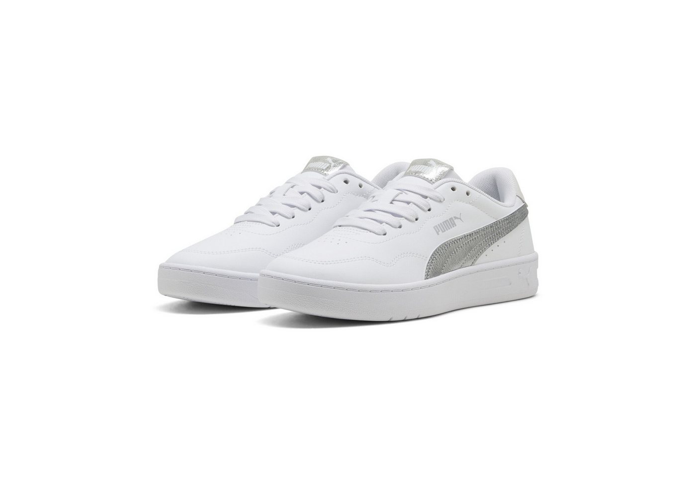 PUMA Court Lally Metallic Whisper Sneakers Damen Sneaker von PUMA