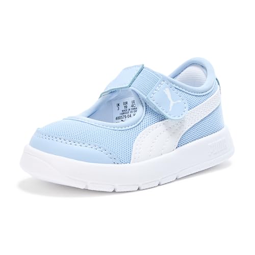 PUMA Courtflex Unisex-Kinder-Sneaker mit Klettverschluss, Haute Tropic-white Ah25, 10.5 Little Kid von PUMA