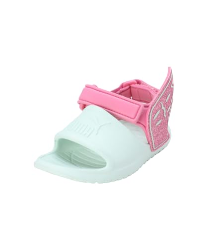 PUMA Unisex Kinder Divecat V2 Injex Hero Glitz Inf Slide-Sandalen, Fresh Mint Fast Pink, 25 EU von PUMA