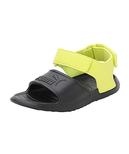 PUMA Divecat v2 Injex PS Schiebe-Sandalen, Black-Lemon Sherbert, 31 EU von PUMA