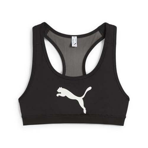 PUMA Damen 4KEEPS BH XS, Black Big Cat PUMA Damen 4KEEPS BH XS, Black Big Cat von PUMA