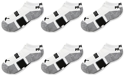 PUMA Damen 6er-Pack Läufersocken, Weiß, 42-44.5 EU von PUMA