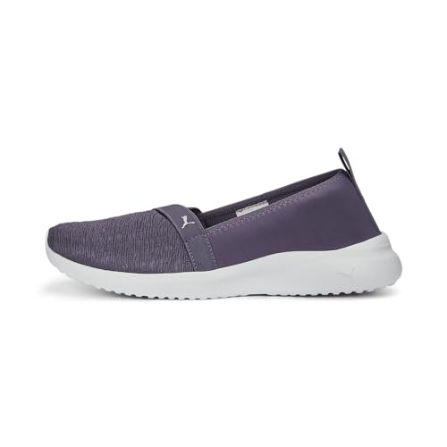 PUMA Women's Fashion Shoes ADELINA Trainers & Sneakers, PURPLE CHARCOAL-SPRING LAVENDER-PUMA WHITE, 40.5 von PUMA